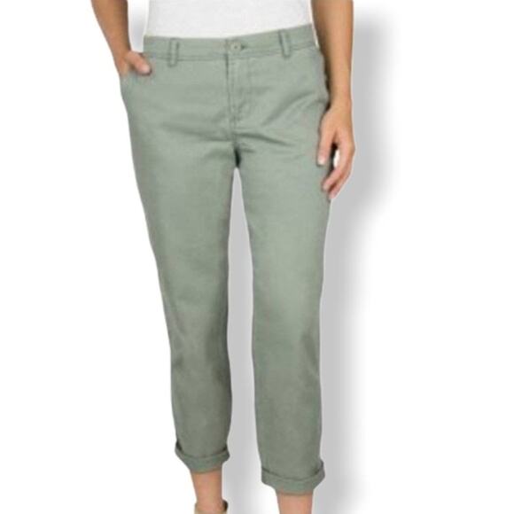 WOOLRICH SUNDAY CHINO PANT TROUSER SAGE GREEN SZ 8 - Picture 1 of 11